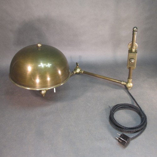 Massiv messing wandlampe - massiv,