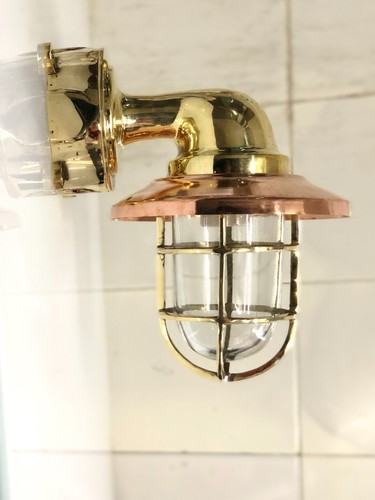 Maritime messing wandleuchte - maritime,