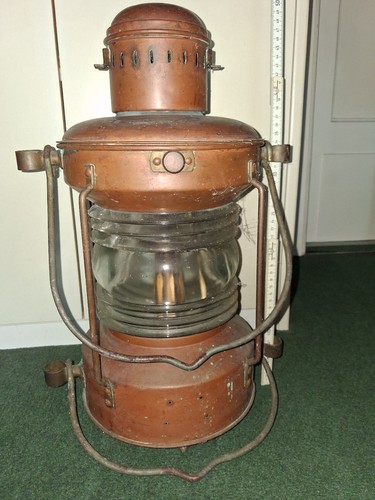 Große alte schiffslampe 48 - alte,