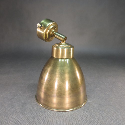 Messing vintage wandlampe - messing,