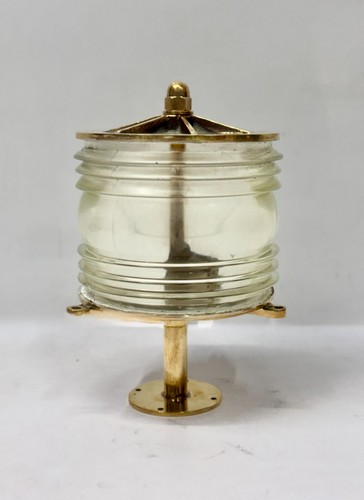 Vintage messing schiff lampe - vintage,