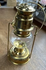 maritime Öllampe , Messing