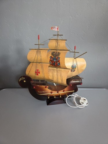 Vintage segelschiff lampe - vintage,